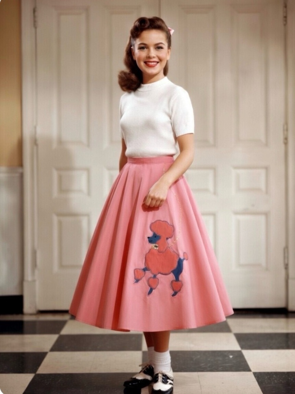 Vintage 1950’s Pink Poodle Skirt/ Stage Production Piece - Picture 10 of 10